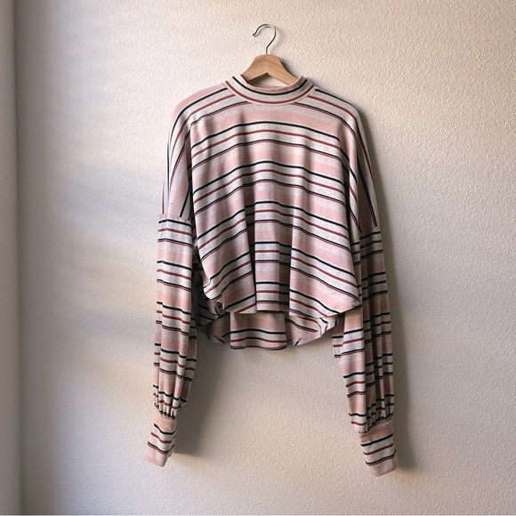 Free People Steph High Neck Balloon Sleeve Top - Picture 2 of 8